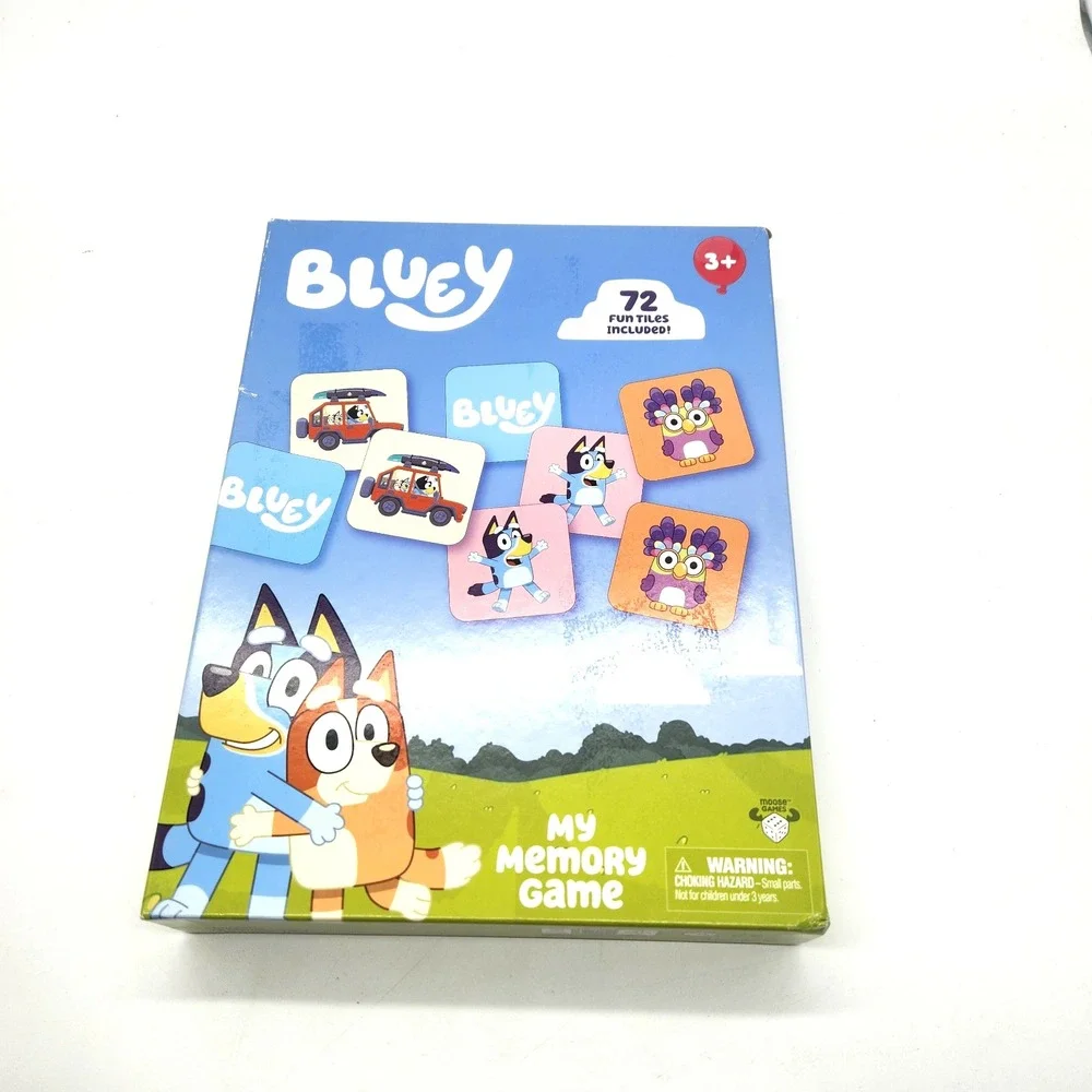 Bluey™ My Memory Game‎ 72 Cards Matching Skills 2-6 Players Portable & Durable